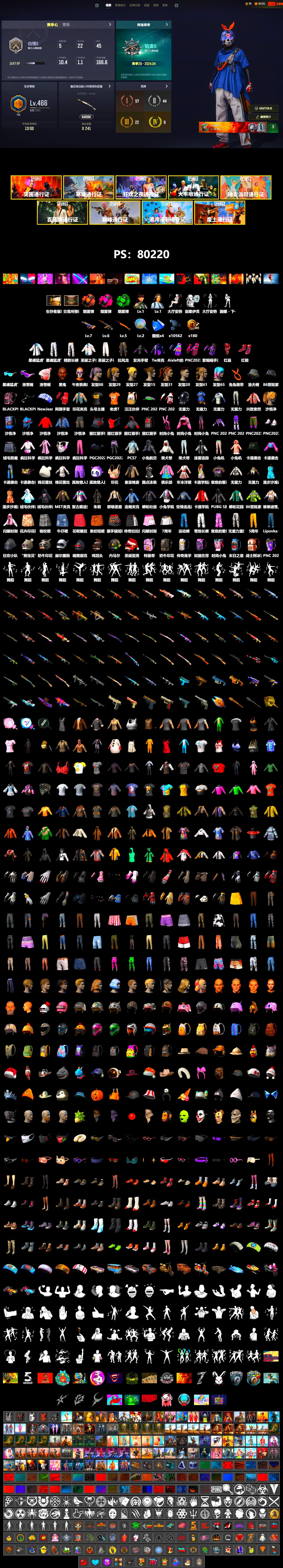 Coral Smoke Grenade, Emerald Smoke Grenade, Magenta Smoke Grenade, Hi-top Trainers (Red), Jonathan Kamau, Snow Glasses, PLAYERUNKNOWN's Bandana, Heavy Fur Coat (Black), Harley Quinn's Hair, XingHun's Tiger Strike Jacket, XingHun's Tiger Strike Pants, Exquisite Pants, StreamerOne, Full Autumn — M416, «Panigale V4 S (Ducati Red)» Motorcycle - 2